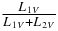 $\frac{L_{1V}}{L_{1V}+L_{2V}}$