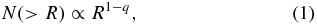 Equation (1)
