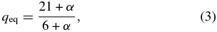 Equation (3)