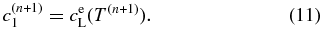 Equation (11)