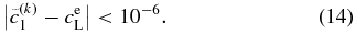 Equation (14)
