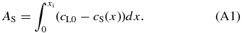 Equation (A1)