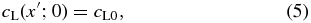 Equation (5)