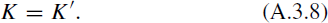 Equation (A.3.8)