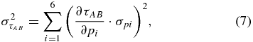 Equation (7)