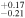 $_{-0.21}^{+0.17}$