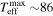 $T_{{\rm eff}}^{{\rm max} }\sim 86$