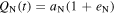 ${Q}_{{\rm{N}}}(t)={a}_{{\rm{N}}}(1+{e}_{{\rm{N}}})$