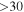 $\gt 30$