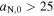 ${a}_{{\rm{N}},0}\gt 25$
