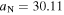 ${a}_{{\rm{N}}}=30.11$