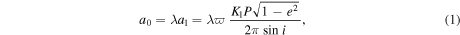 Equation (1)