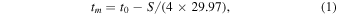 Equation (1)