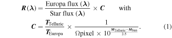 Equation (1)