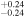 ${}_{-0.24}^{+0.24}$