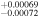 ${}_{-0.00072}^{+0.00069}$