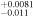 ${}_{-0.011}^{+0.0081}$