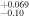 ${}_{-0.10}^{+0.069}$