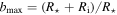 ${b}_{\max }=({R}_{\star }+{R}_{{\rm{i}}})/{R}_{\star }$