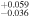 ${}_{-0.036}^{+0.059}$