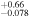 ${}_{-0.078}^{+0.66}$