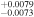${}_{-0.0073}^{+0.0079}$