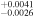 ${}_{-0.0026}^{+0.0041}$