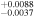 ${}_{-0.0037}^{+0.0088}$