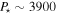 ${P}_{\star }\sim 3900$