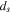 ${d}_{s}$