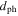 ${d}_{\mathrm{ph}}$