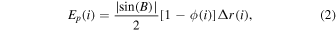 Equation (2)