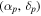 $({\alpha }_{p},{\delta }_{p})$