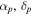 ${\alpha }_{p},{\delta }_{p}$