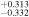 ${}_{-0.332}^{+0.313}$