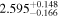 ${2.595}_{-0.166}^{+0.148}$