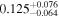 ${0.125}_{-0.064}^{+0.076}$