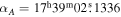 ${\alpha }_{A}^{}={17}^{{\rm{h}}}{39}^{{\rm{m}}}02\buildrel{\rm{s}}\over{.} 1336$