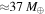 $\approx 37\,{M}_{\oplus }$
