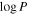 $\mathrm{log}P$