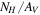 ${N}_{H}/{A}_{V}$