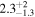 ${2.3}_{-1.3}^{+2}$