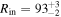 ${R}_{\mathrm{in}}={93}_{-2}^{+3}$