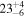 ${23}_{-6}^{+4}$