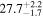 ${27.7}_{-1.7}^{+2.2}$
