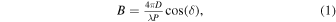 Equation (1)