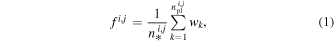 Equation (1)