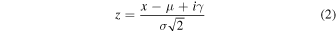Equation (2)