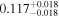 ${0.117}_{-0.018}^{+0.018}$