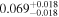 ${0.069}_{-0.018}^{+0.018}$